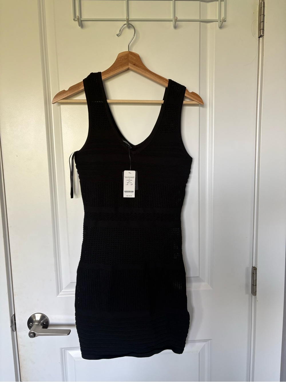 Bebe Classic Black Knit Tank Dress - Women